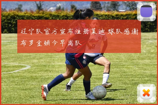 辽宁队官方宣布注册莱迪 球队感谢布罗金顿今早离队